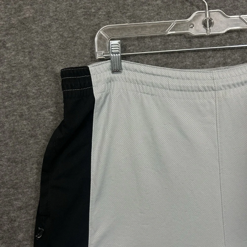 Air Jordan Nike Basketball Shorts Men's XL‎ Volt Green Black Gray Baggy 9